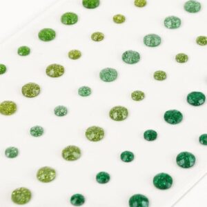 Groene Diamant Glitter stippen