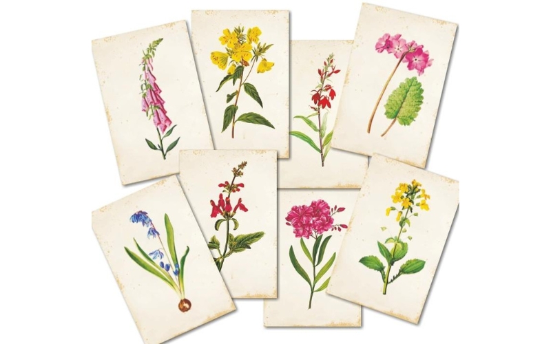 Flower - MINI plakboekpapier