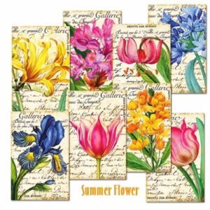 Summer Flower Mini Scrapbookpapier