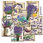 Lavender Mini Scrapbookpapier