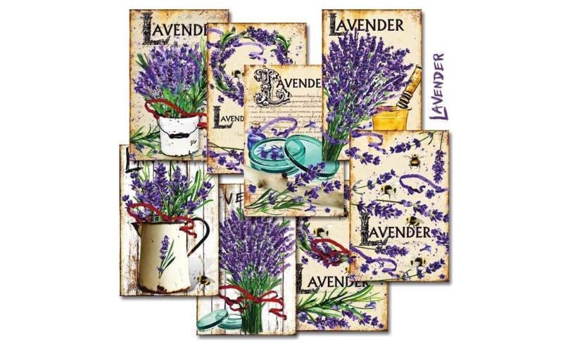 Lavender Mini Scrapbookpapier