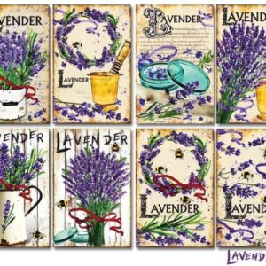 Lavender Mini Scrapbookpapier