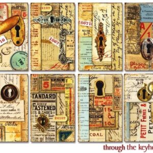 Through the Keyhole Mini Scrapbookpapier