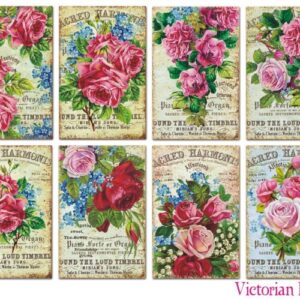 Victorian Roses Mini Scrapbookpapier