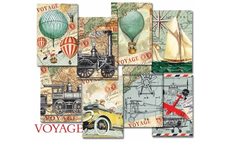 Voyage Mini Scrapbookpapier