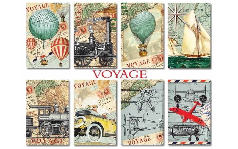 Voyage Mini Scrapbookpapier