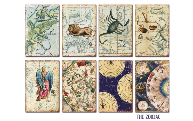 The Zodiac 1 Mini Scrapbookpapier