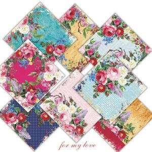 For my Love scrapbook papier 6"