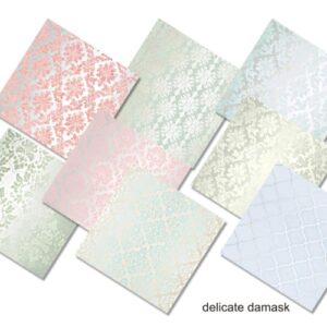 Delicate Damask Scrapbookpapier 6"