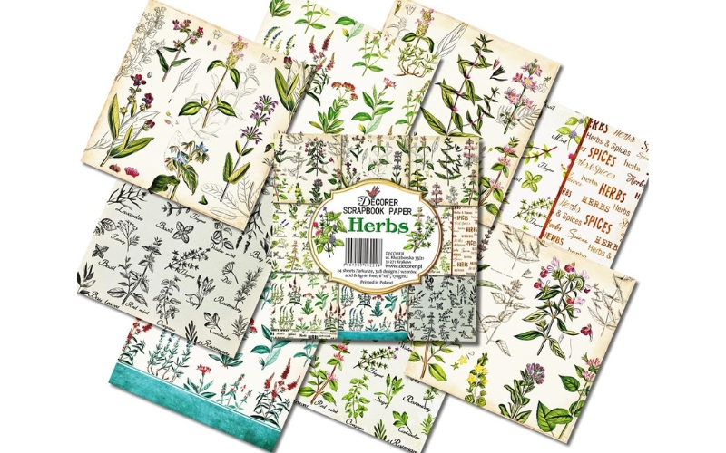 Herbs Scrapbookpapier 6"