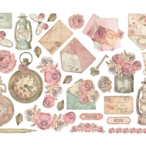 Ephemera - Shabby Rose