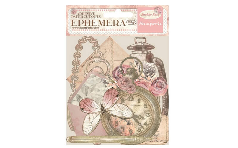 Ephemera - Shabby Rose