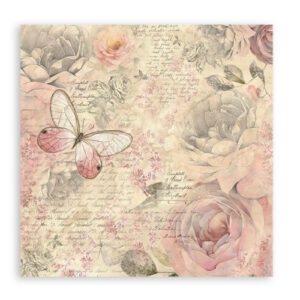 Scrapbookpapier 12" Shabby Rose