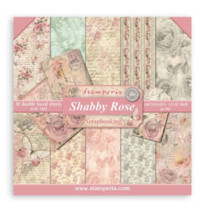 Scrapbookpapier 12" Shabby Rose