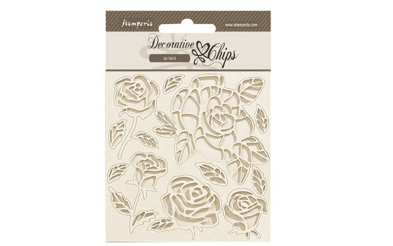 Decoratieve Chips Shabby Rose