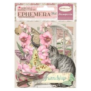 Ephemera Orchids-Cats Stamperia