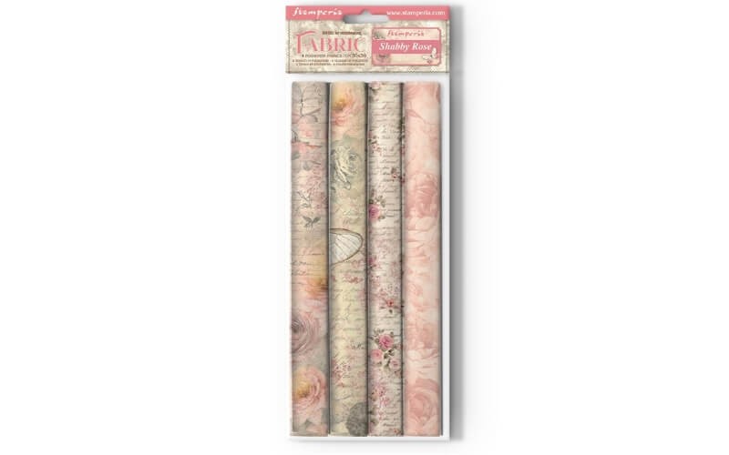 Lapjes Stof Shabby Rozen 30x30 Stamperia