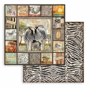 Scrapbookpapier 12" Savana Stamperia