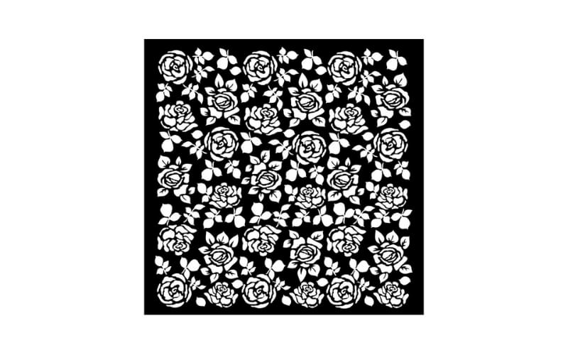 Dik Stencil Precious Roses