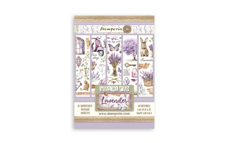 Washi Pad Lavender Stamperia