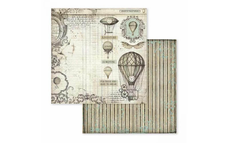 Scrapbookpapier Voyages Fantastiques Balloon