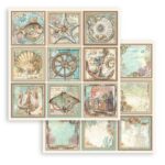 Scrapbookpapier 12" Songs of the Sea tags