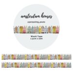 Washi-tape Amsterdamse Huisjes