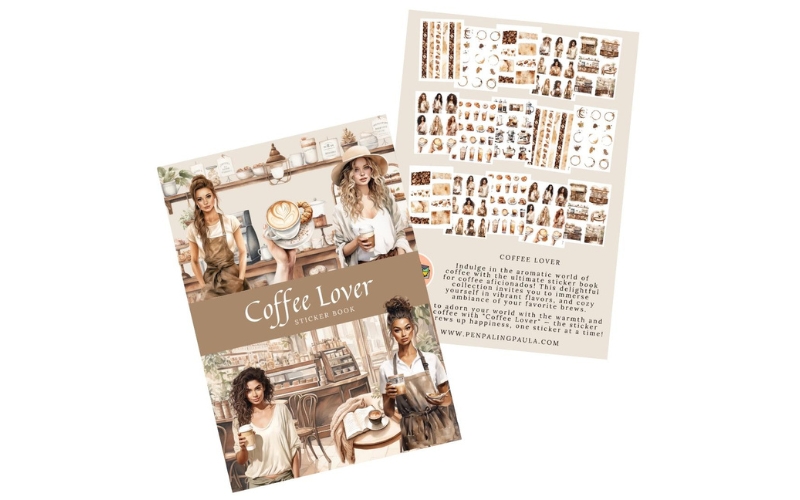 Stickerboek Coffee Lover