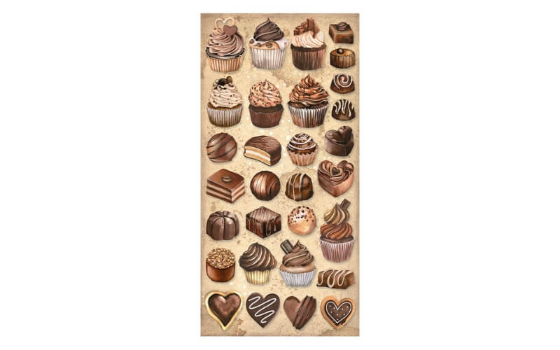 Scrapbookpapier Chocolate 15x30,5cm