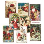 Kerstman Mini Scrapbookpapier