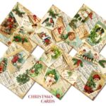 Christmascards Scrapbookpapier 8"